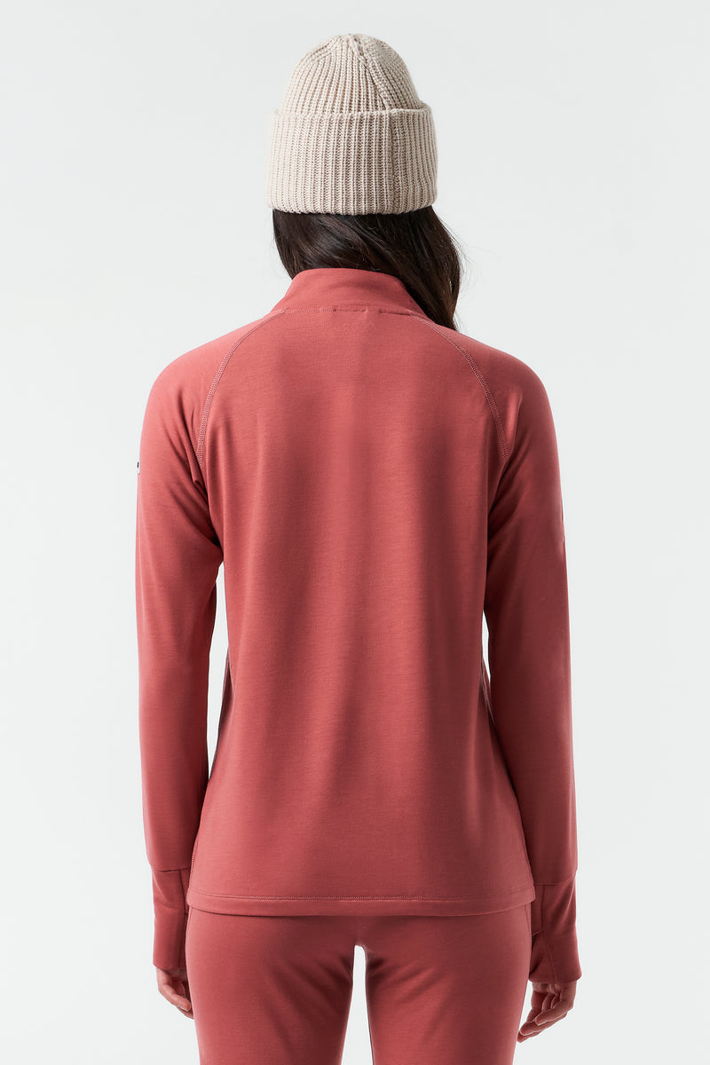 Couche de base femme – BL 580 noir/mauve - Noir Fum, Rose Vif - Wedze Couche de base femme – BL 580 noir/mauve - Noir Fum, Rose Vif - Wedze