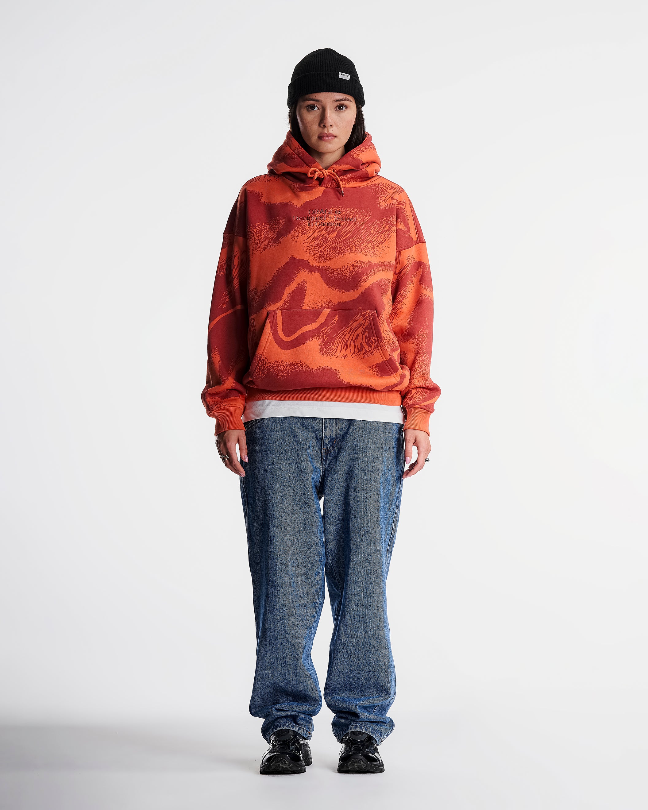 magma orange nike hoodie
