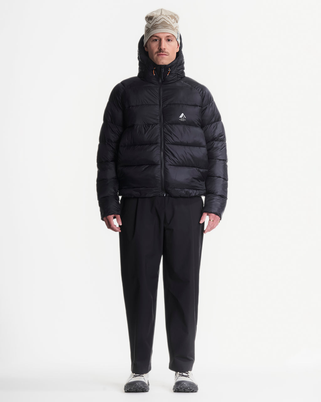 Manteau à capuchon Polar en duvet pour hommes