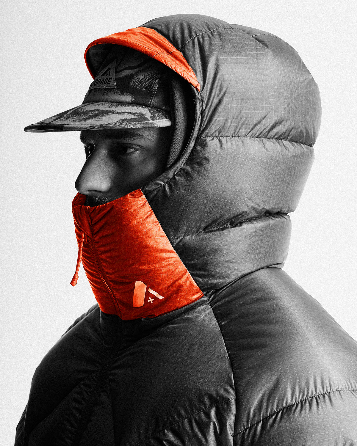 Flexible hood brim for added protection