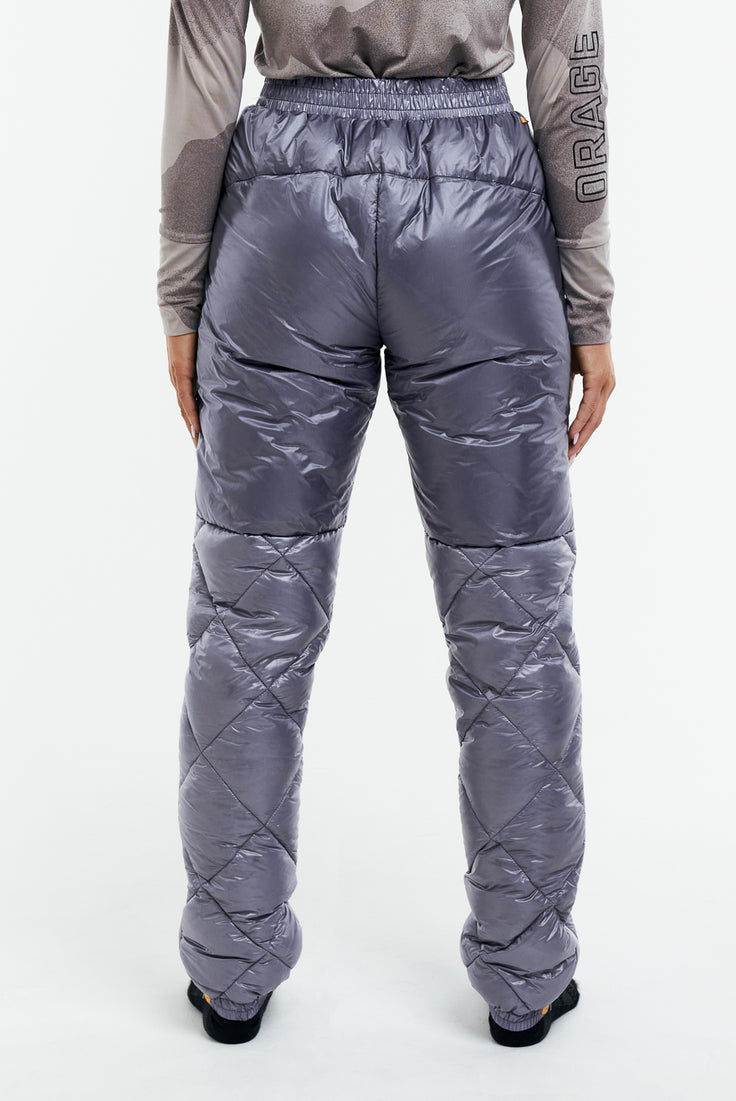  Men's Warm Down Pants Packable Winter Snow Puffer Pant